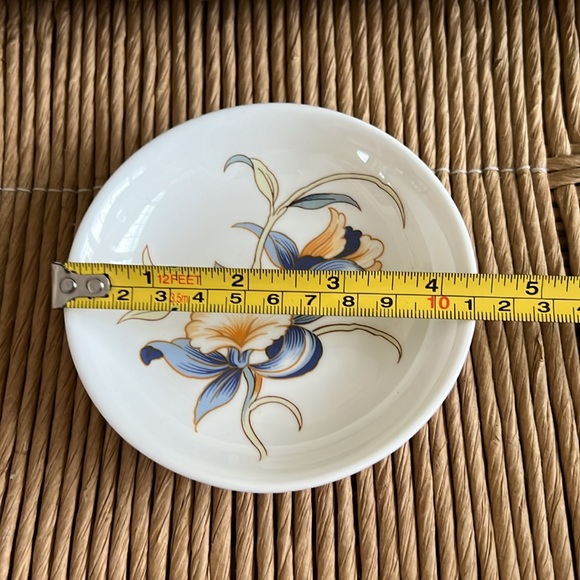Vintage Aynsley Bone China Trinket Dishes- Just Orchids Pattern - Picture 2 of 10